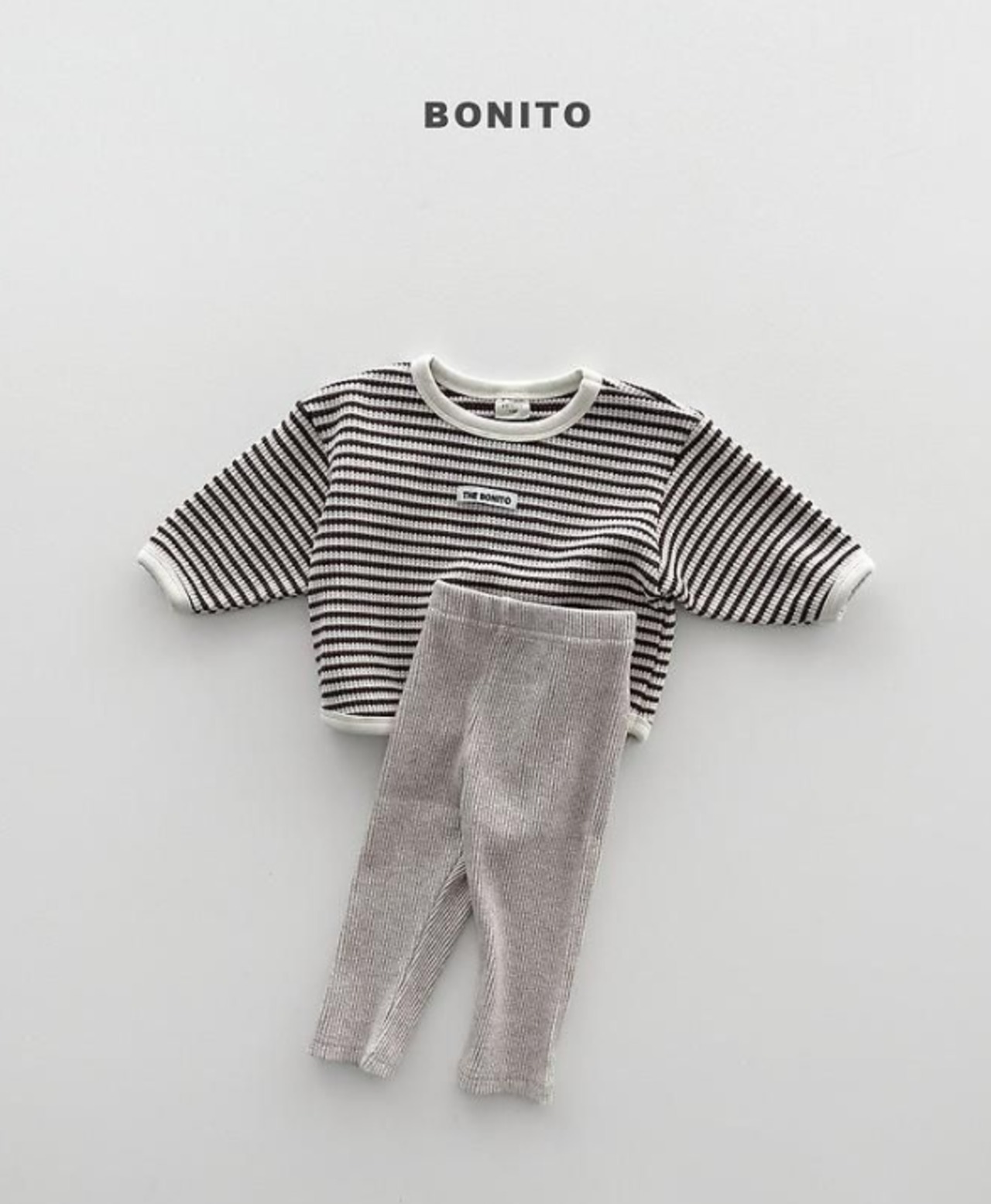 【取寄】Bonito（Baby）べべワッフルレギンスセット｜秋服｜韓国子供服｜ 26/AT