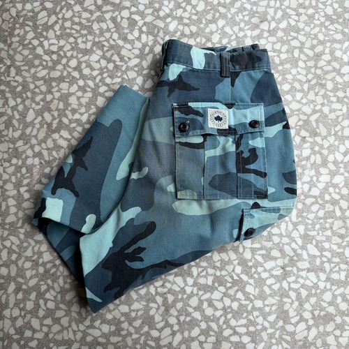 STUSSY / 90’s usa製 blue camo cargo size 34