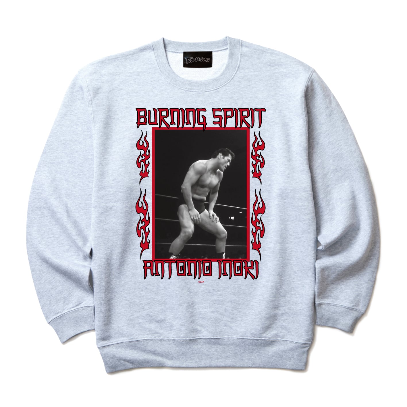 TWOPLATOONS × アントニオ猪木 コラボレーション BURNING SPIRIT SWEAT / GRAY