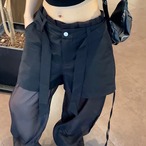 Fake two-piece casual pants (ME365)