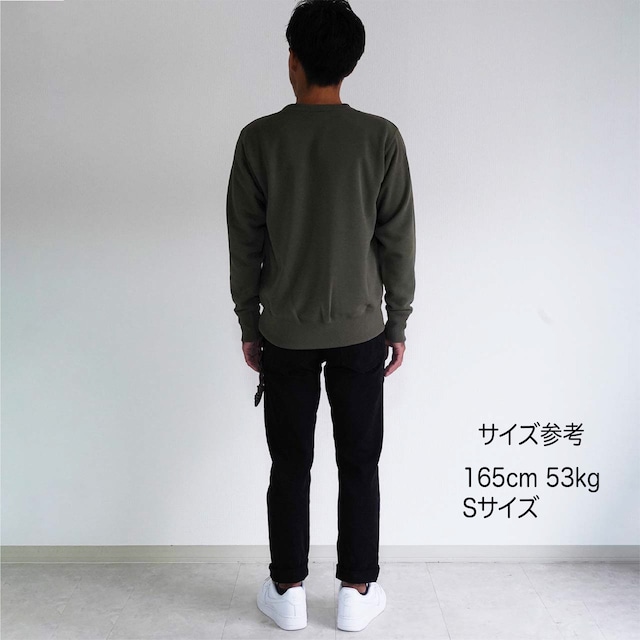 AfterBlueロゴトレーナー ネイビー【衣類再生素材】【ユニセックス】