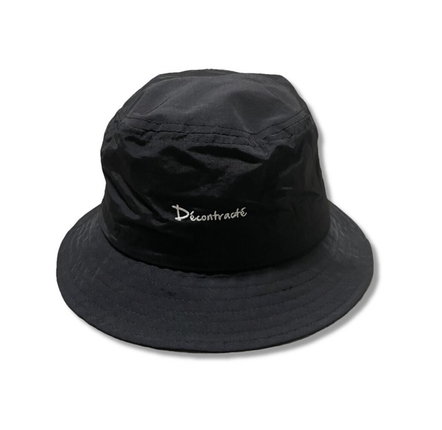 Nylon Bucket Hat C/# BLACK