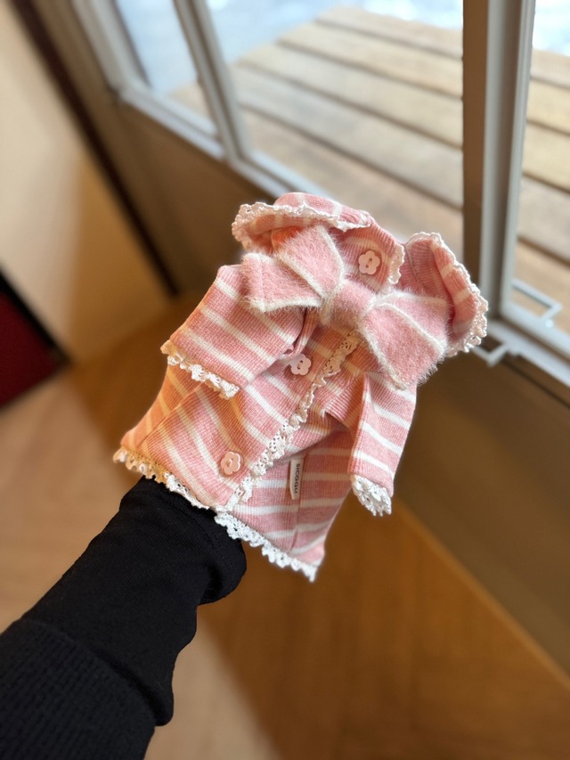 リボンカーディガン(PINK)