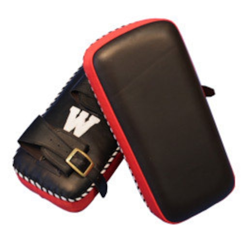 スーパーウィンキックミット Ｌ [BLACK×RED] Super Win Kick Mitt