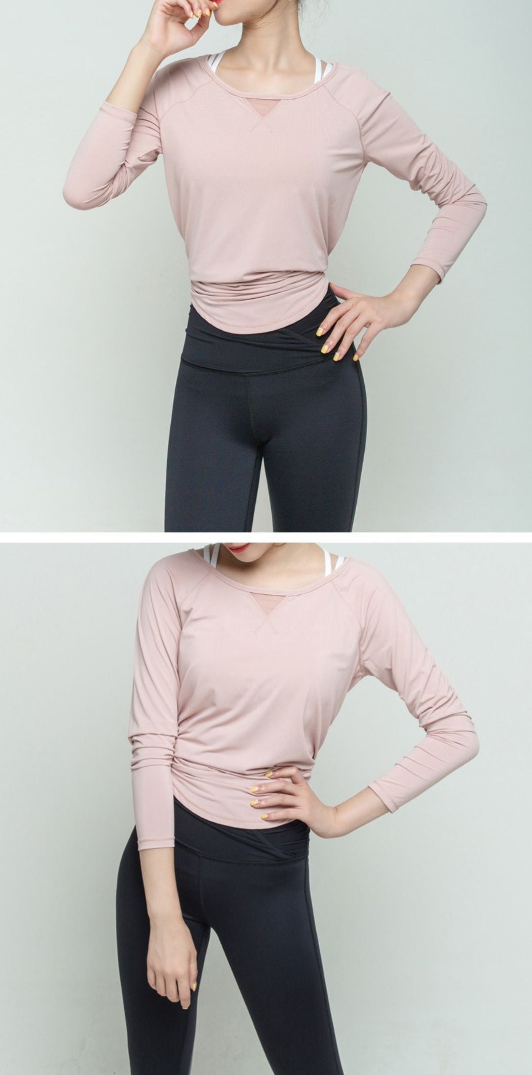 メール便】バックメッシュヨガトップス／yoga185 | DAY CLOSET