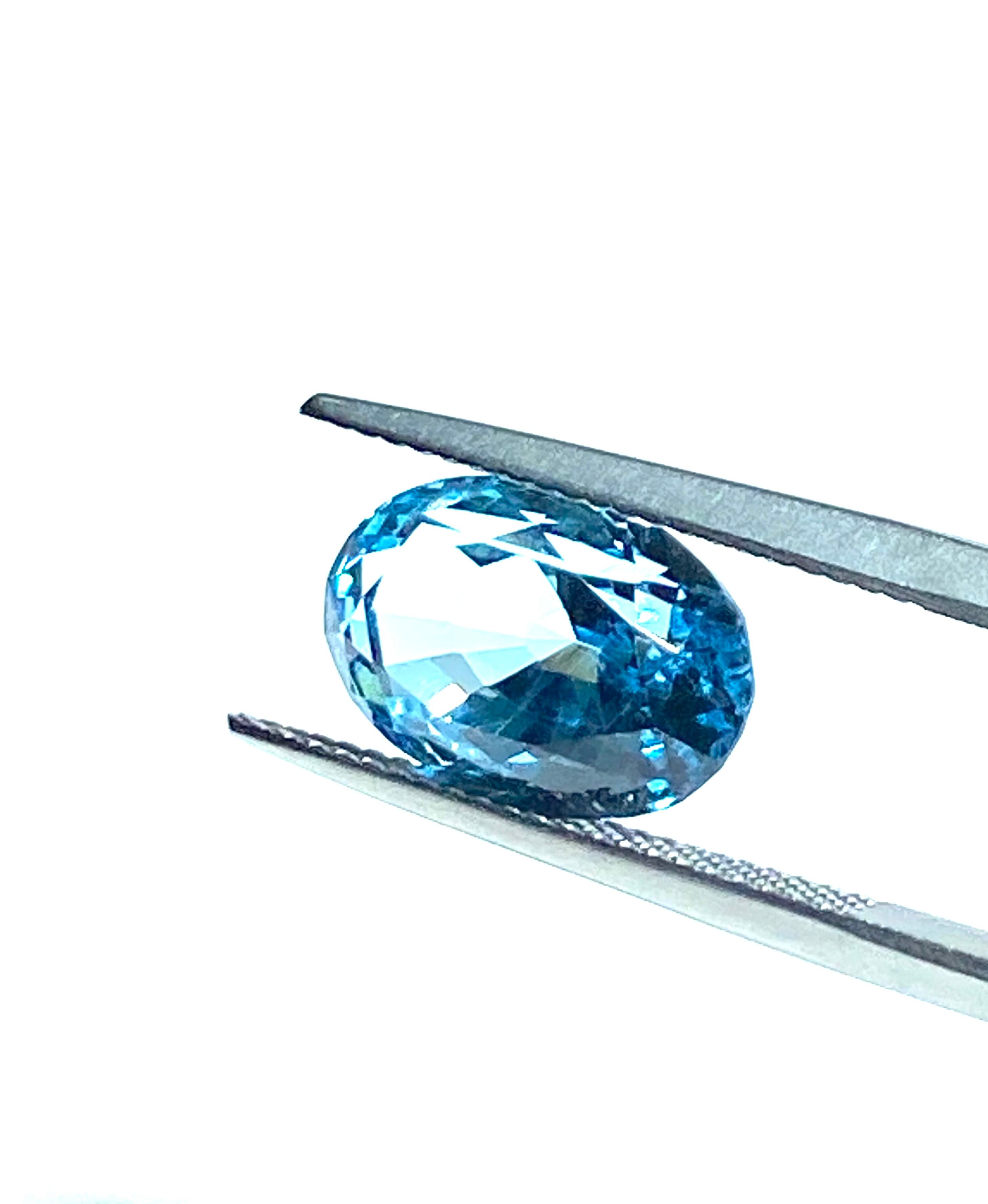 16.【初売り】ブラジル産 高品質サンタマリアアクアマリン［No.U-196