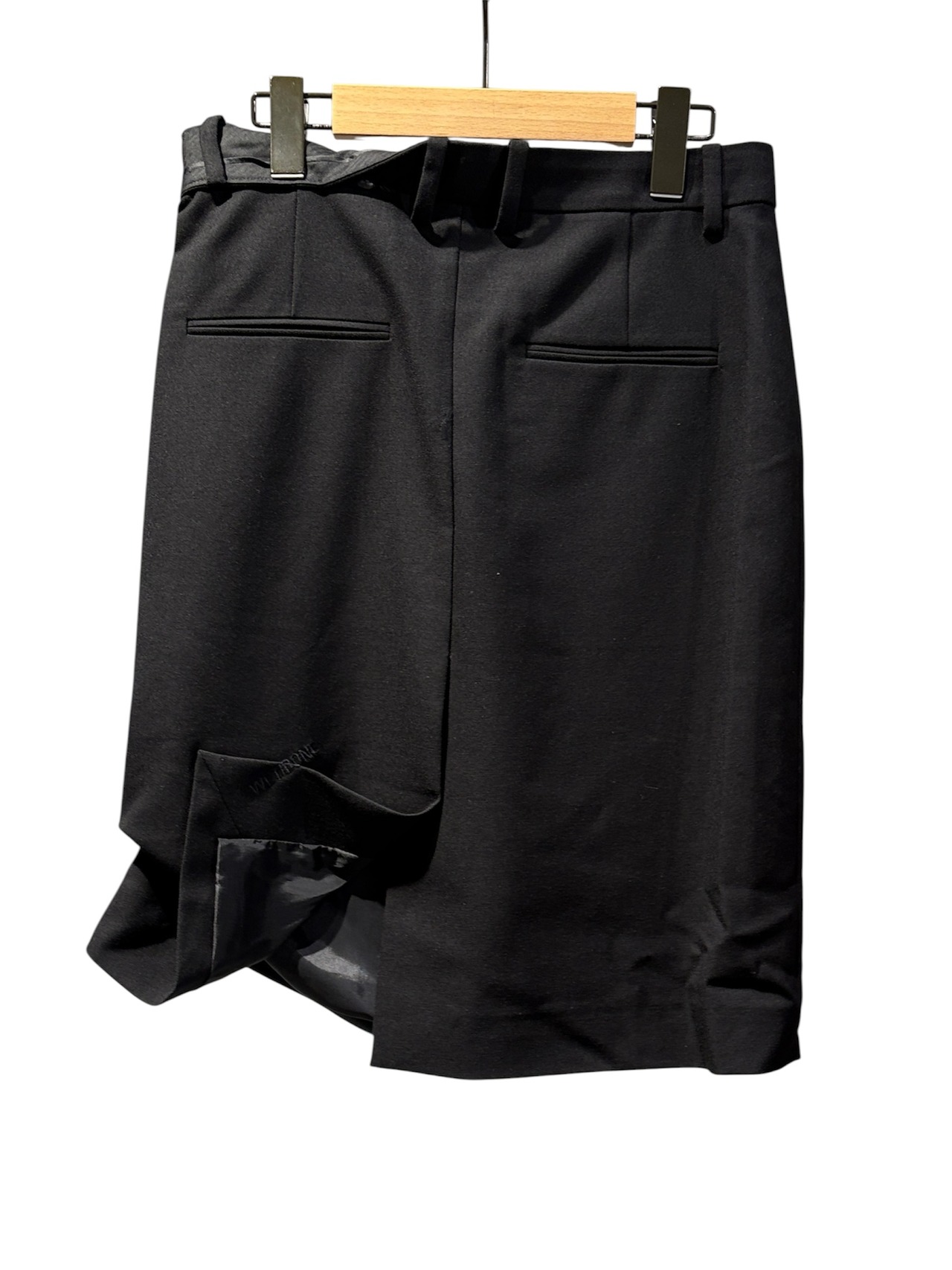 【26AW】WE11DONE ウェルダン / スカート / TWISTED WAISTBAND MIDI-SKIRT - 2