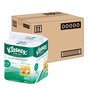 【新着特価】トイレット ダブル 1.5倍長持ち 45m 64ロール クリネックス (ケース品)