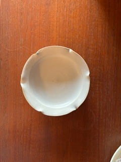 陶hanaya 輪花リム皿(マット)