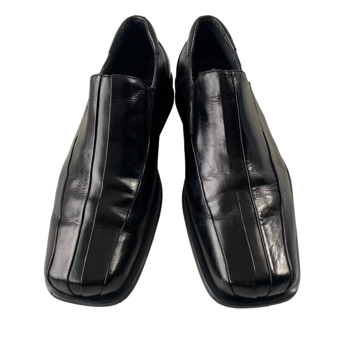 ♾GIORGIO BRUTINI♾ design square toe leather heel shoes size 8 1