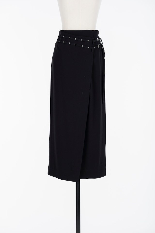 【25AW】FETICO フェティコ / CREPE WRAP SKIRT