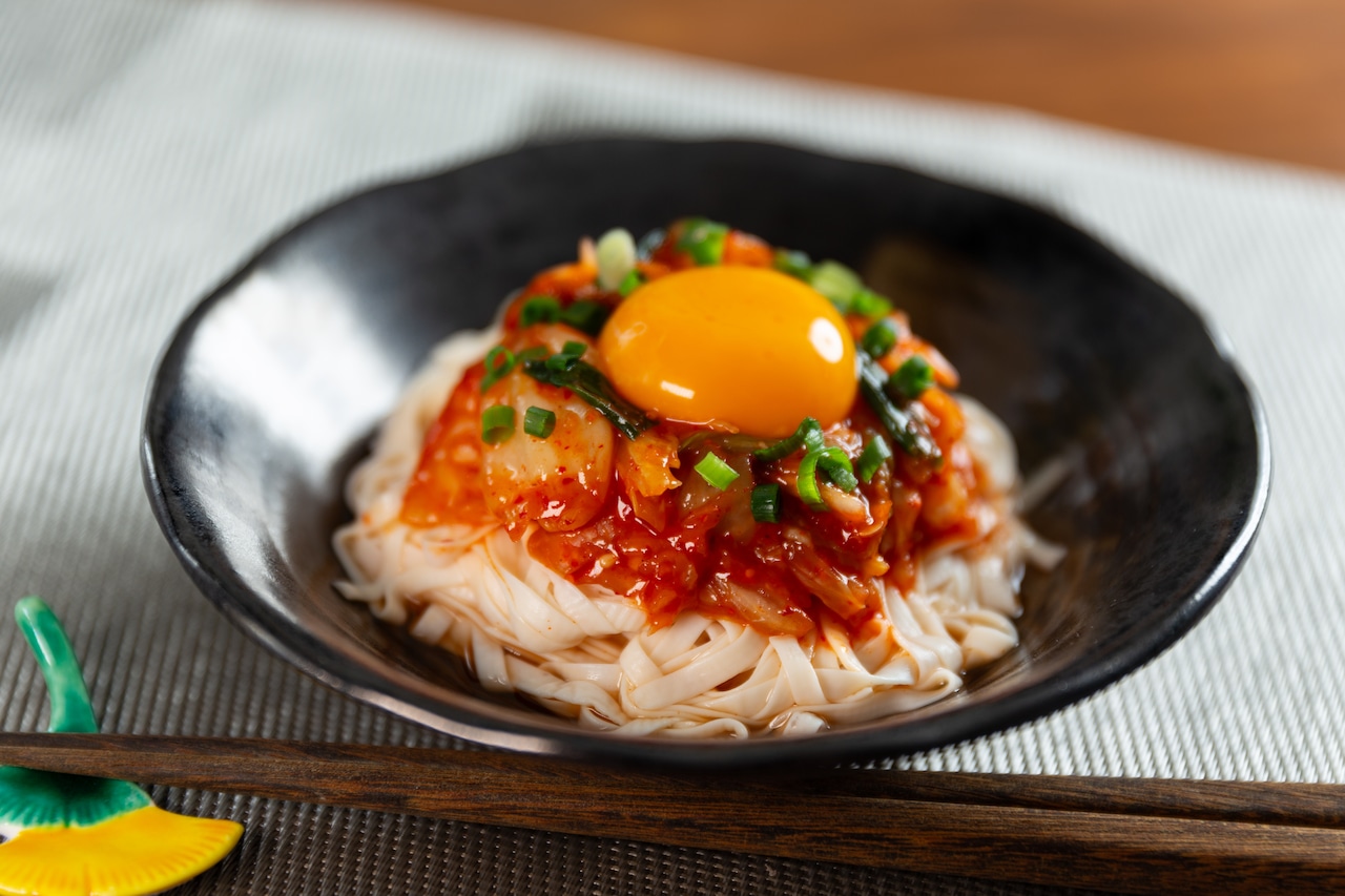 平打ち風とうふ麺　ご飯がススムキムチ ８個×２セット