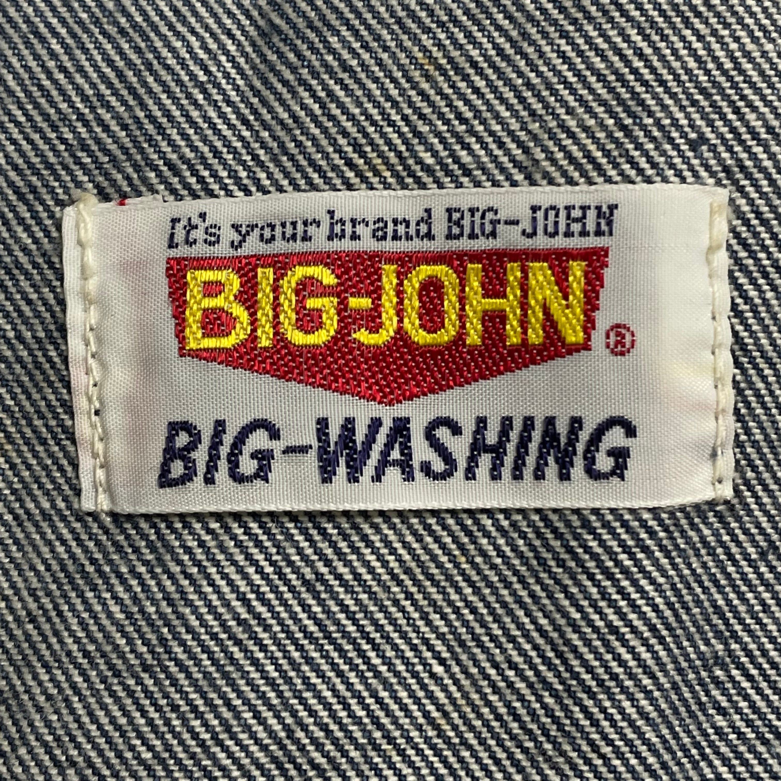 日本製Big John デニムオーバーオール　M  即日発送