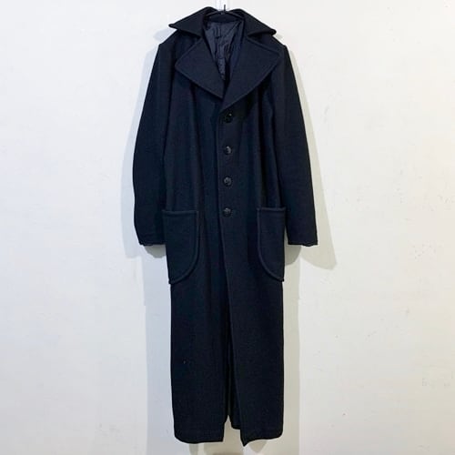 Y's ワイズ カシミヤ混ロングコート ブラック SIZE2 【代官山k10 ...