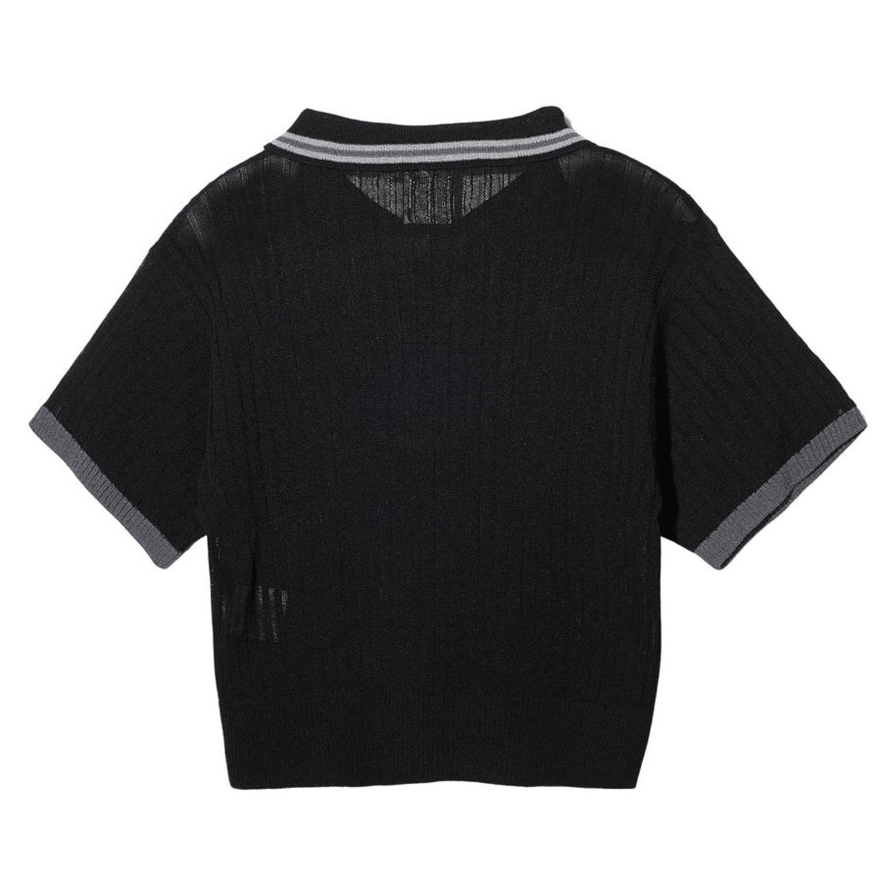 【X-girl】 RIB KNIT POLO【エックスガール】