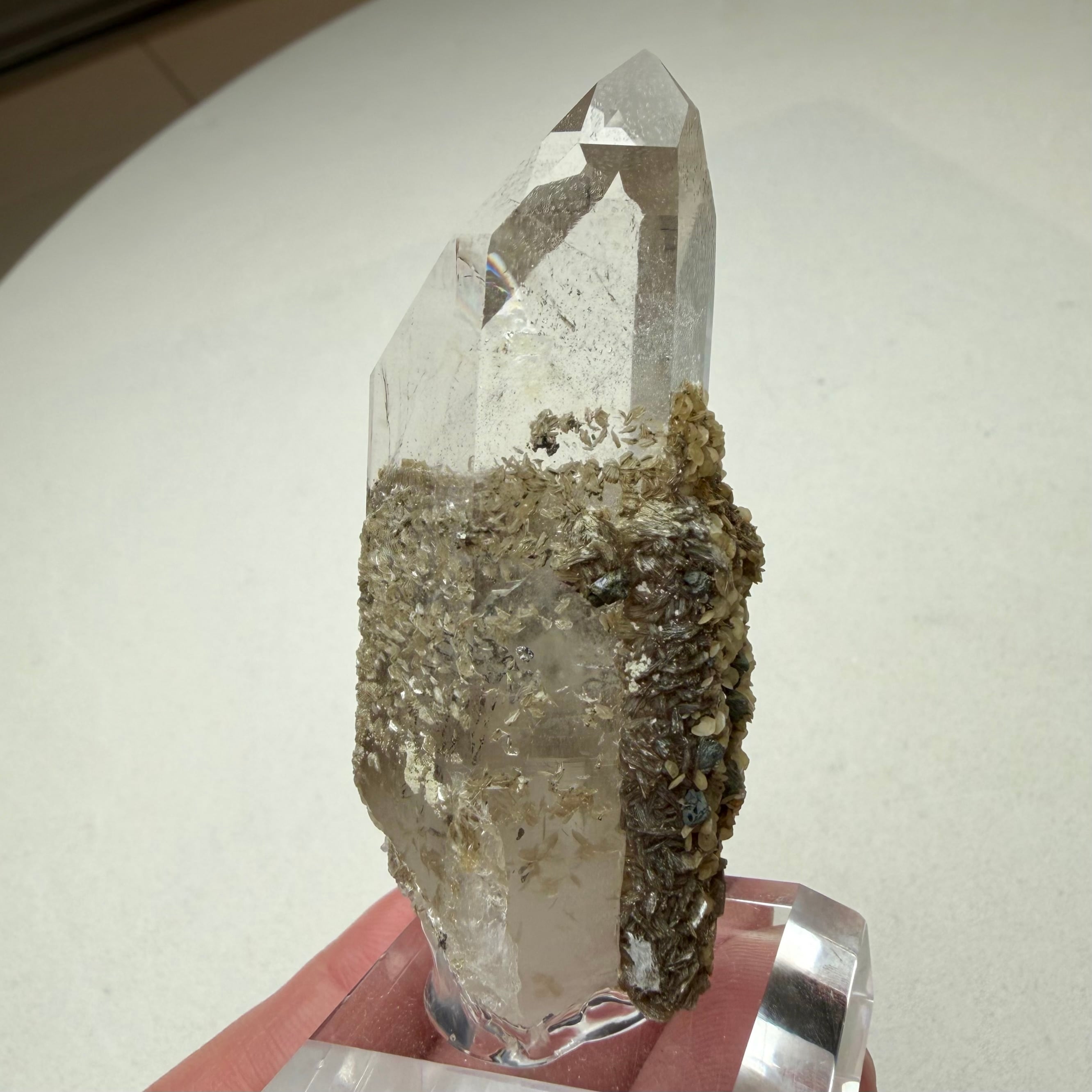 クォーツ / マスコバイト【Quartz with Muscovite】ポルトガル産