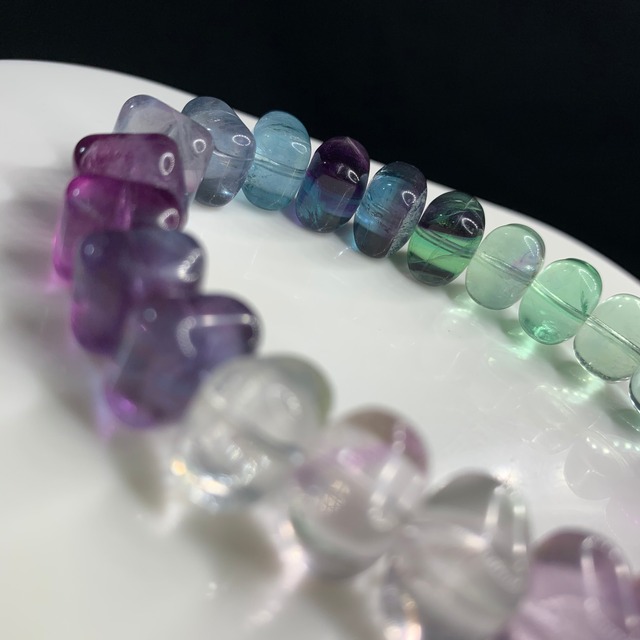b150 グラデーションスクエアフローライトブレスレット