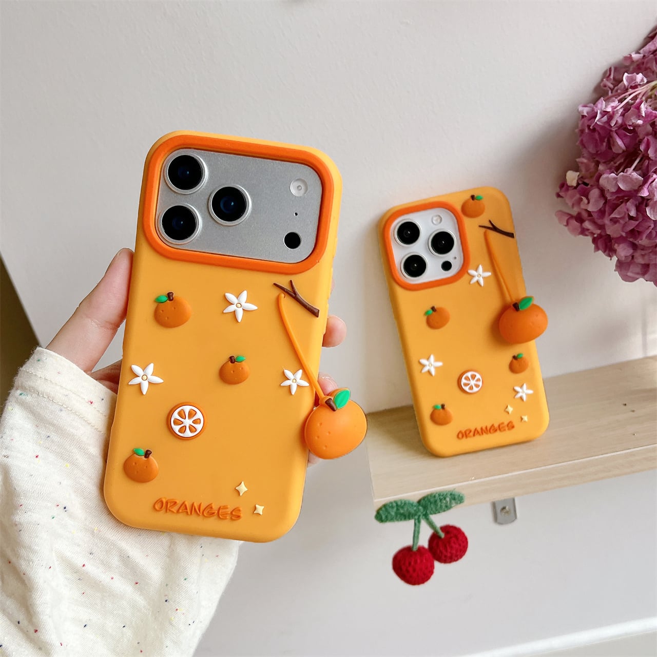 みかん iPhone 17 16 15 14 13 ケース シリコン 可愛い 蜜柑 ミカン