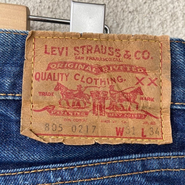 70年代 levi's リーバイス 805 0217 ビッグE 66前期