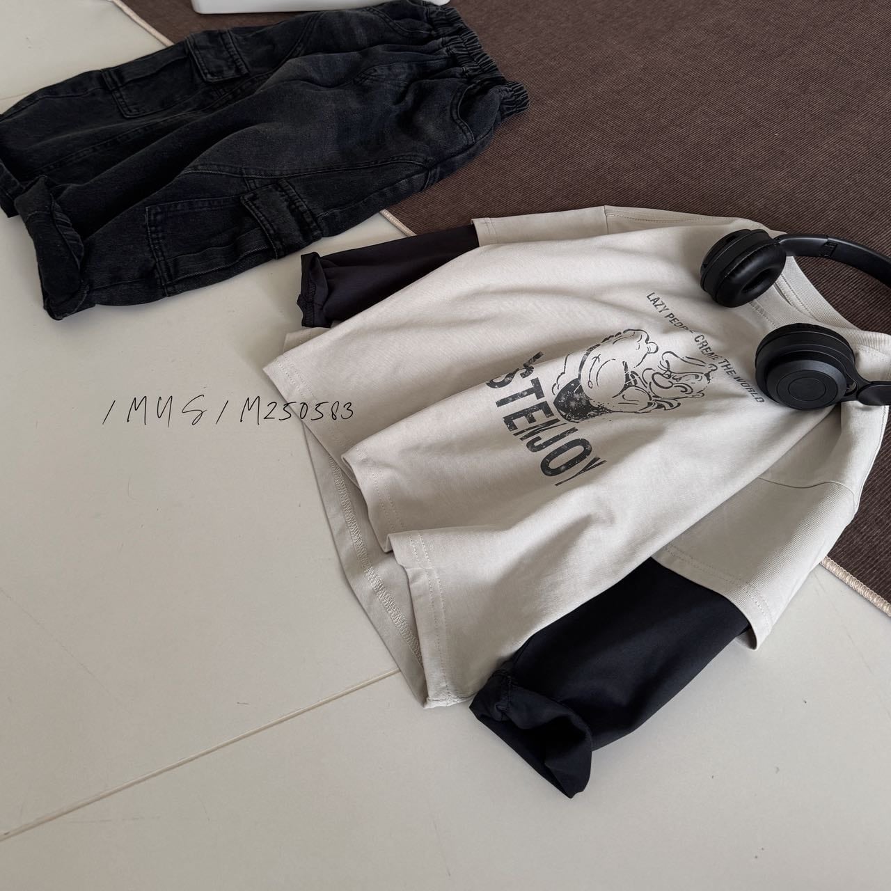 Jr.サイズ　イラストレイヤードT