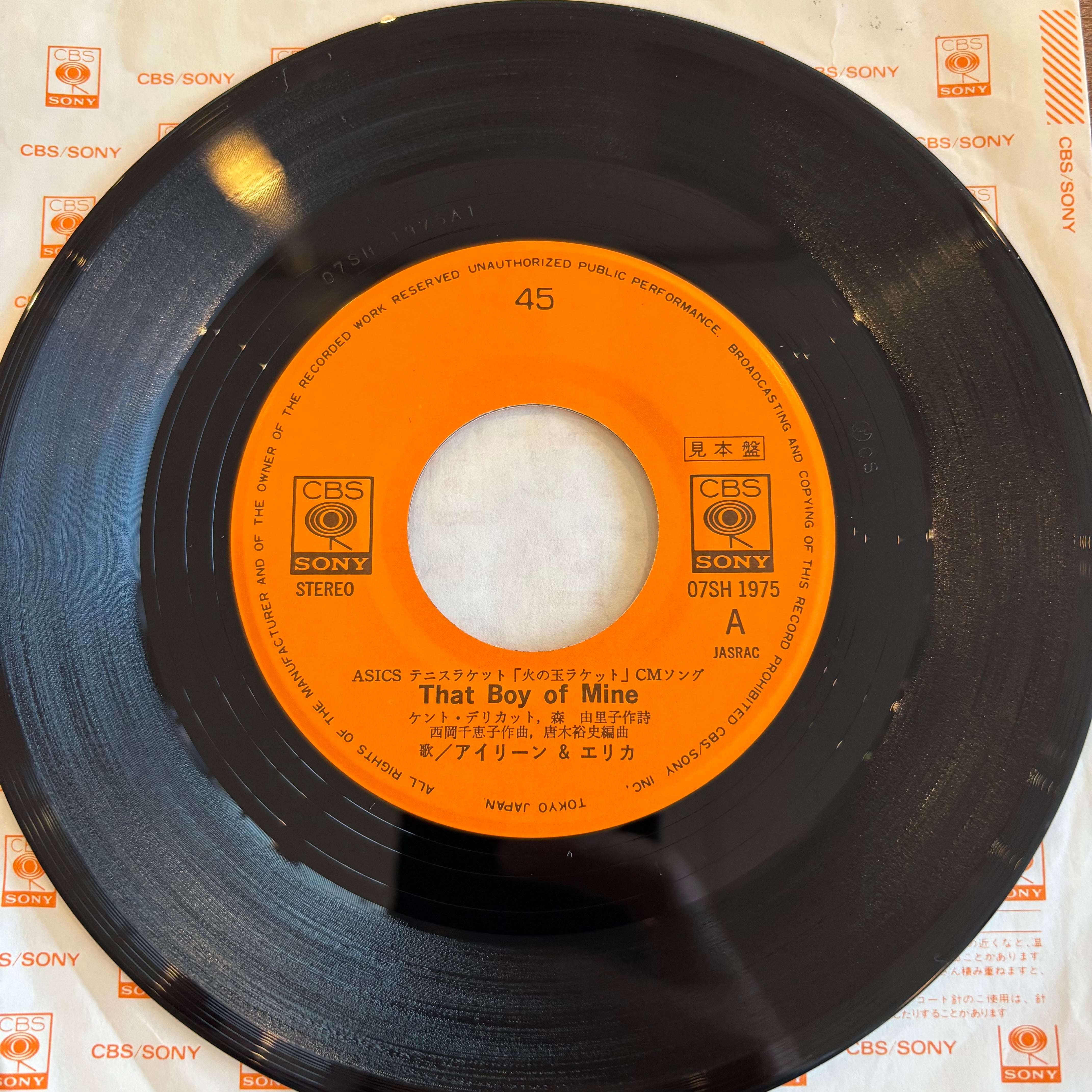 アイリーン&エリカ / THAT BOY OF MINE / 本気1/2 | PASSTIME RECORDS