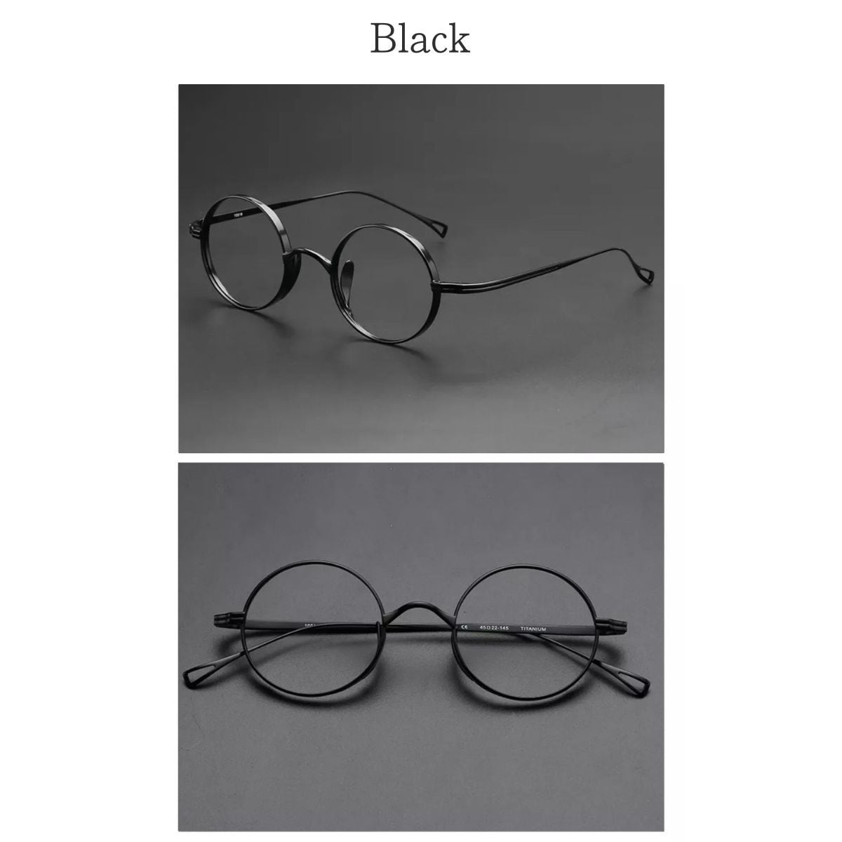 Titanium〉Vintage Retro Round Glasses【OV0002】 | Pay ID