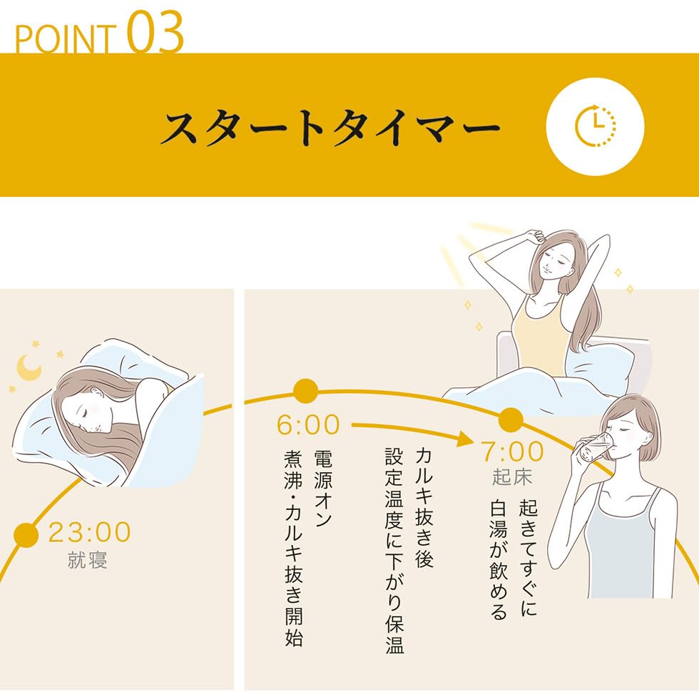 白湯メーカー】 温活zen 白湯を自宅で簡単に！ 腸活 ヨガ ダイエット