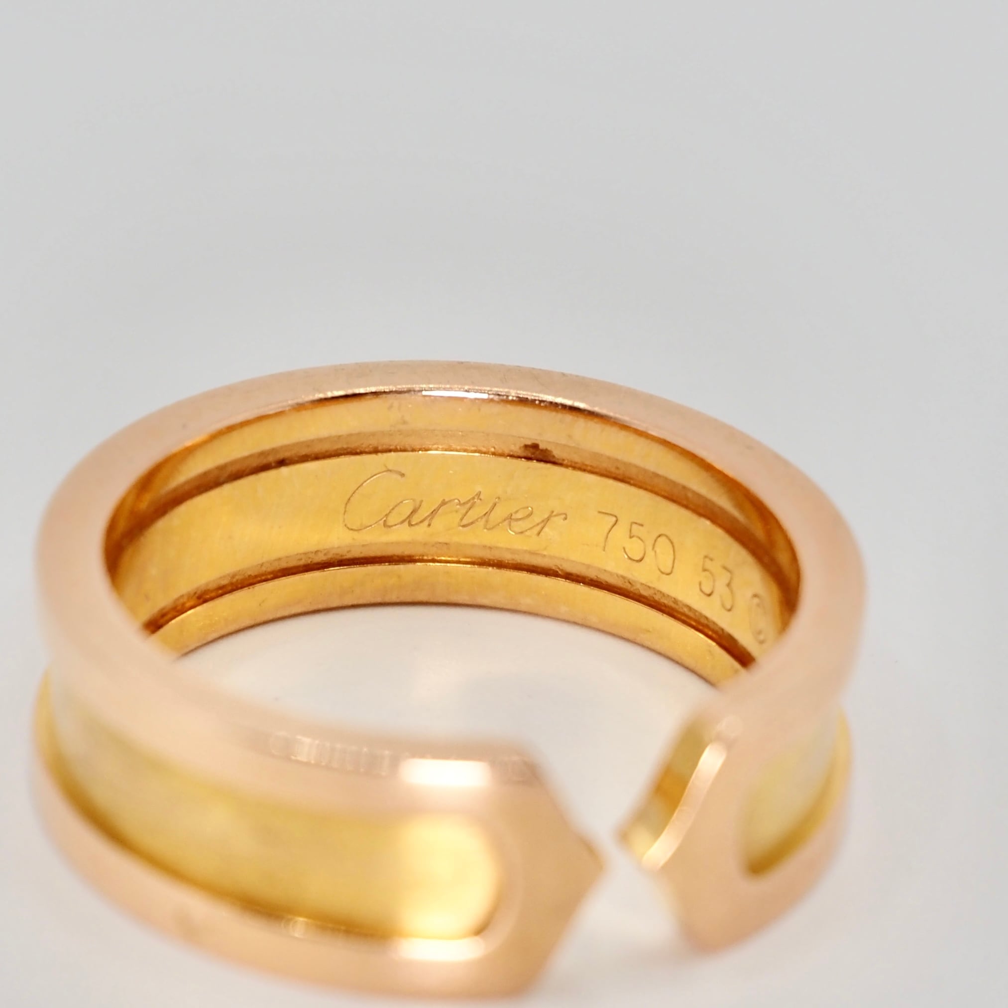 Cartier 約13号 C2リング K18 ピンクゴールドカルティエ 付属品付き