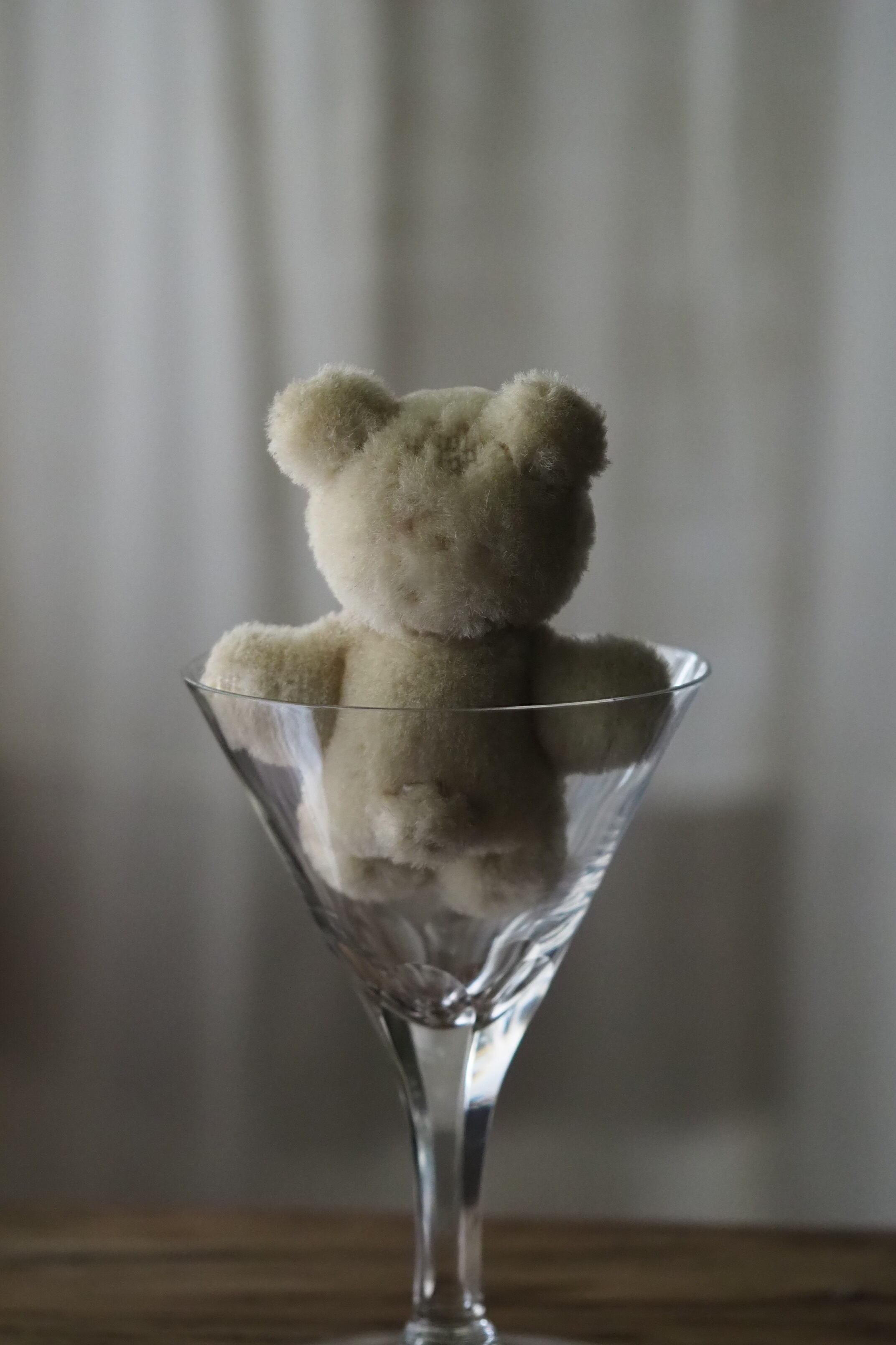 ミニマルなシロクマ-vintage teddy bear | アンティーク.ヴィンテージ