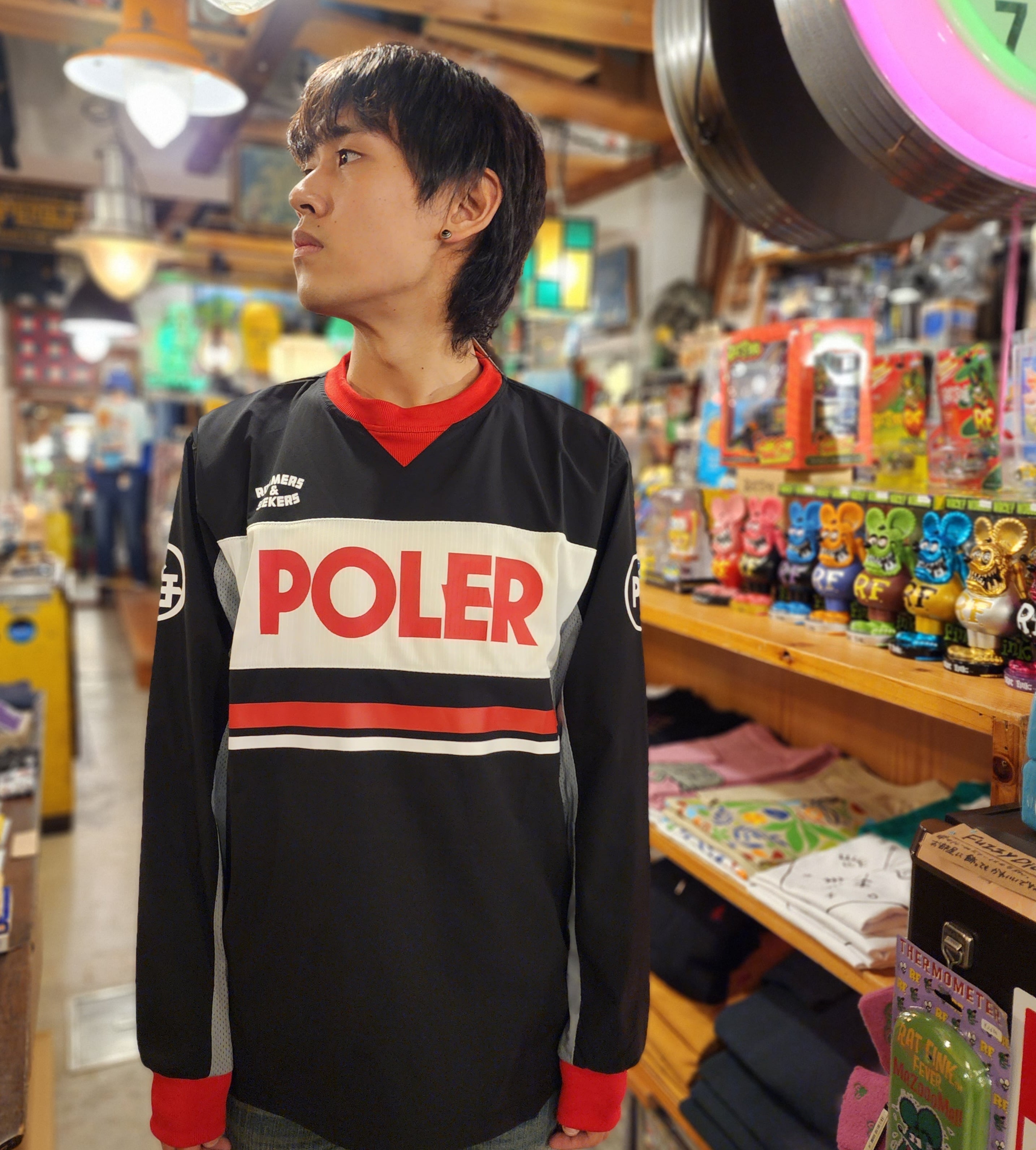 POLeR OUTDOOR STUFF ポーラー テック モトジャージ TECH