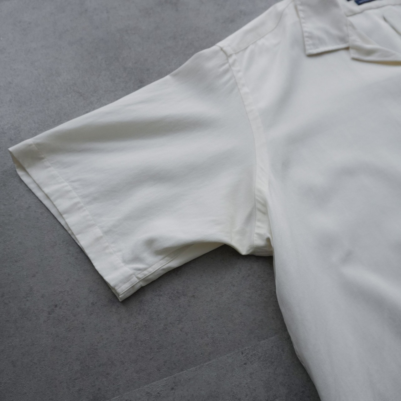Polo by Ralph Lauren "CALDWELL" open collar shirt Silk Cotton [XL] 古着 - 7
