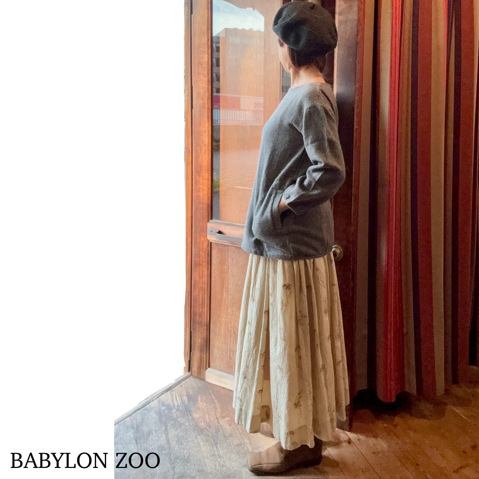tukuroiのフラワー刺繍ロングスカート・ドライレモン | BABYLON ZOO