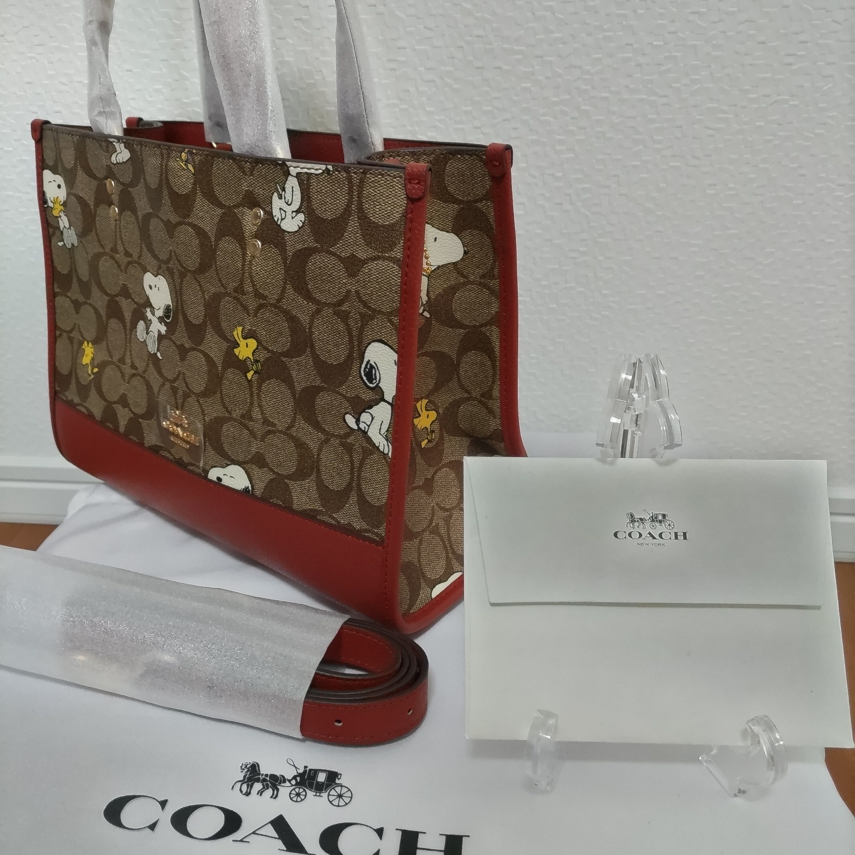 COACH コーチ スヌーピー トートバッグ デンプシー キャリーオール 新作 | ebisuya. powered by BASE