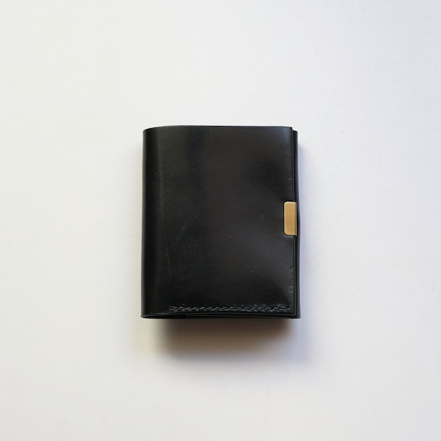 fold wallet / 二つ折り財布 - bk - GUIDI / cavallo culatta