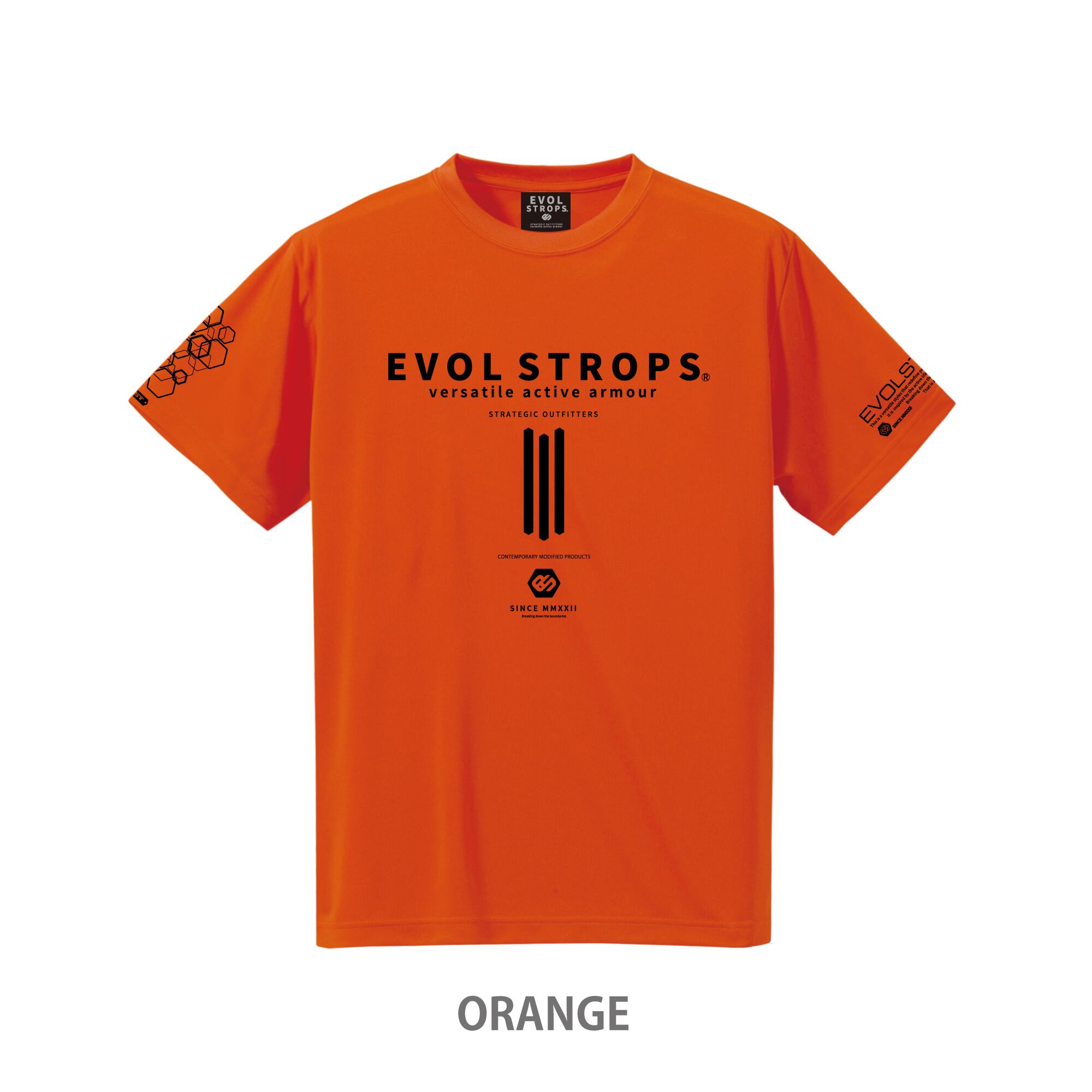 EVOL STROPS / 22SS-002 シルキードライ Tシャツ