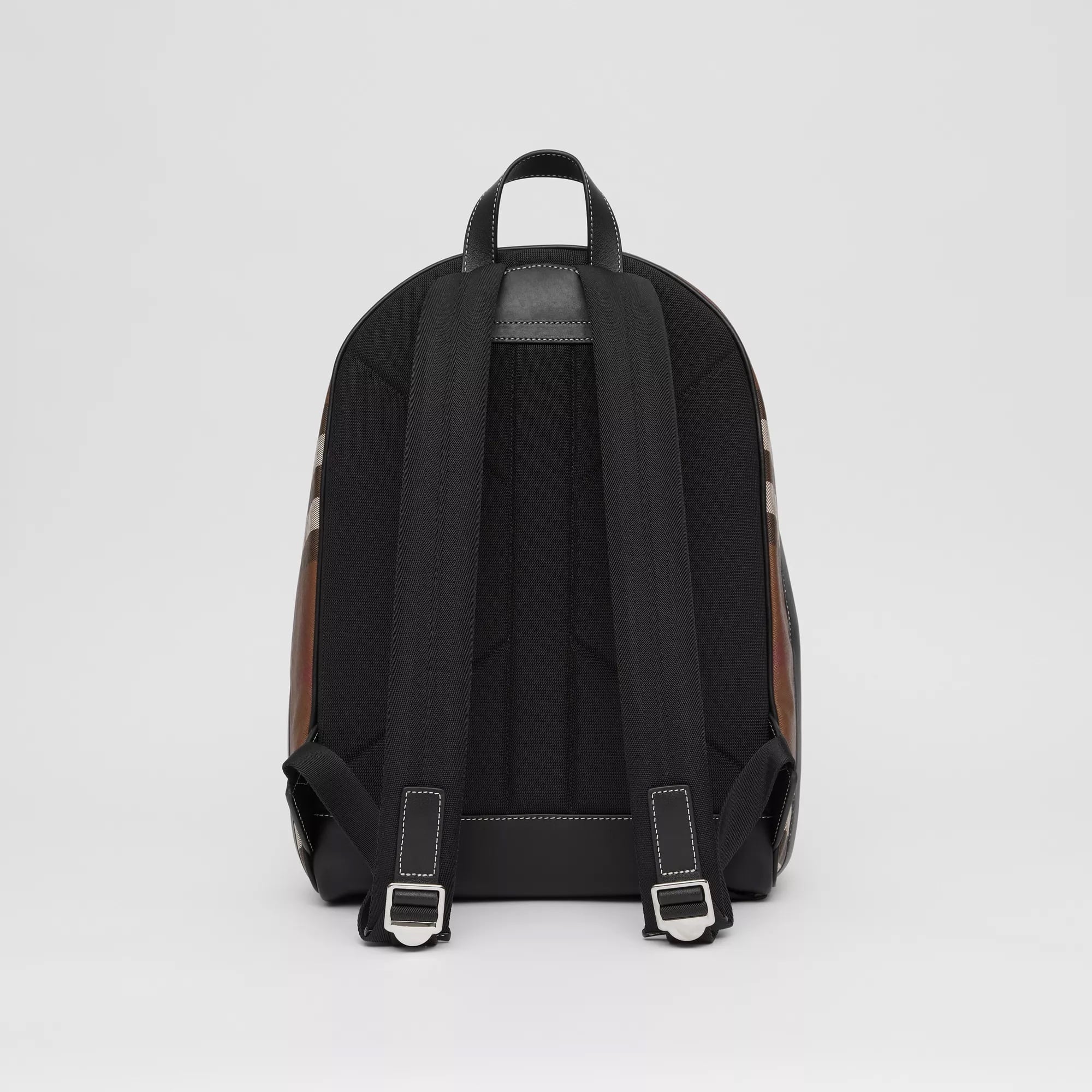 22SS CHECK AND LEATHER BACKPACK(8051414)(チェックレザーバックパック)