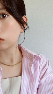 S925 プチスクエアピアス