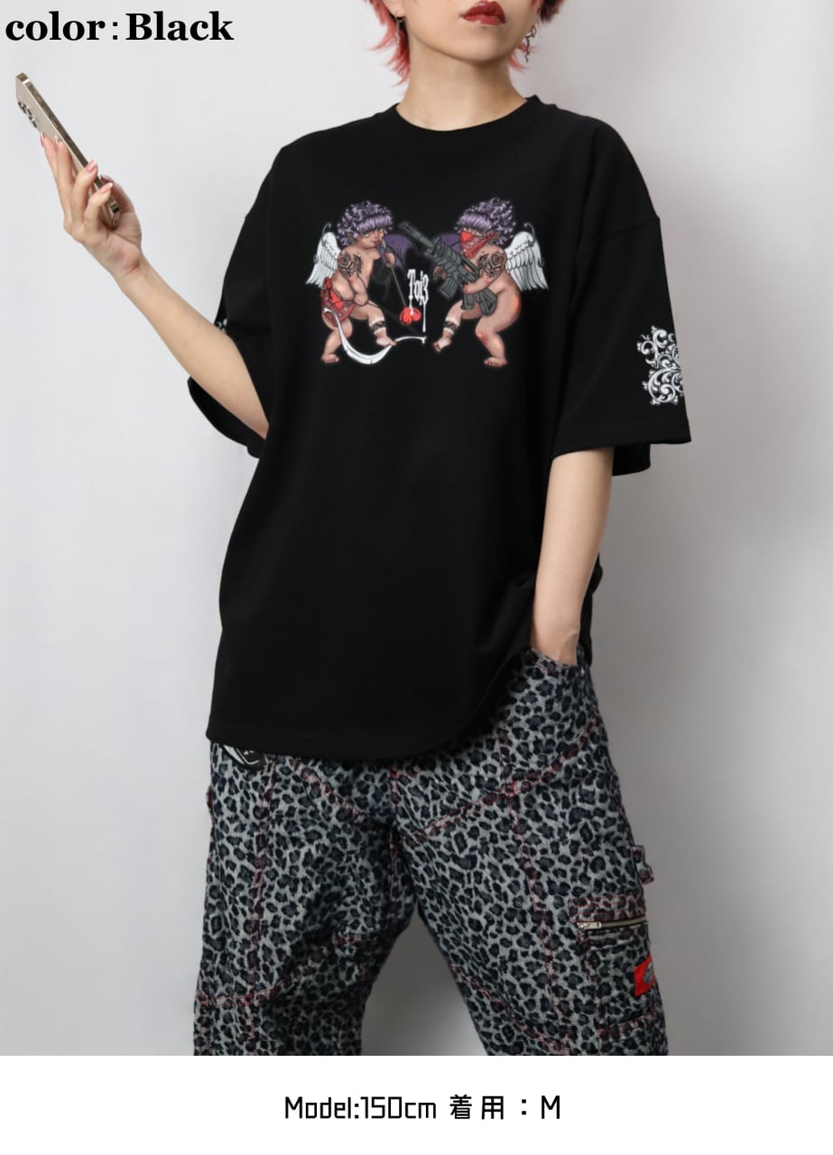 AngelDevil T-shirt(エンジェルデビル ティーシャツ)【Black】 | Toi3