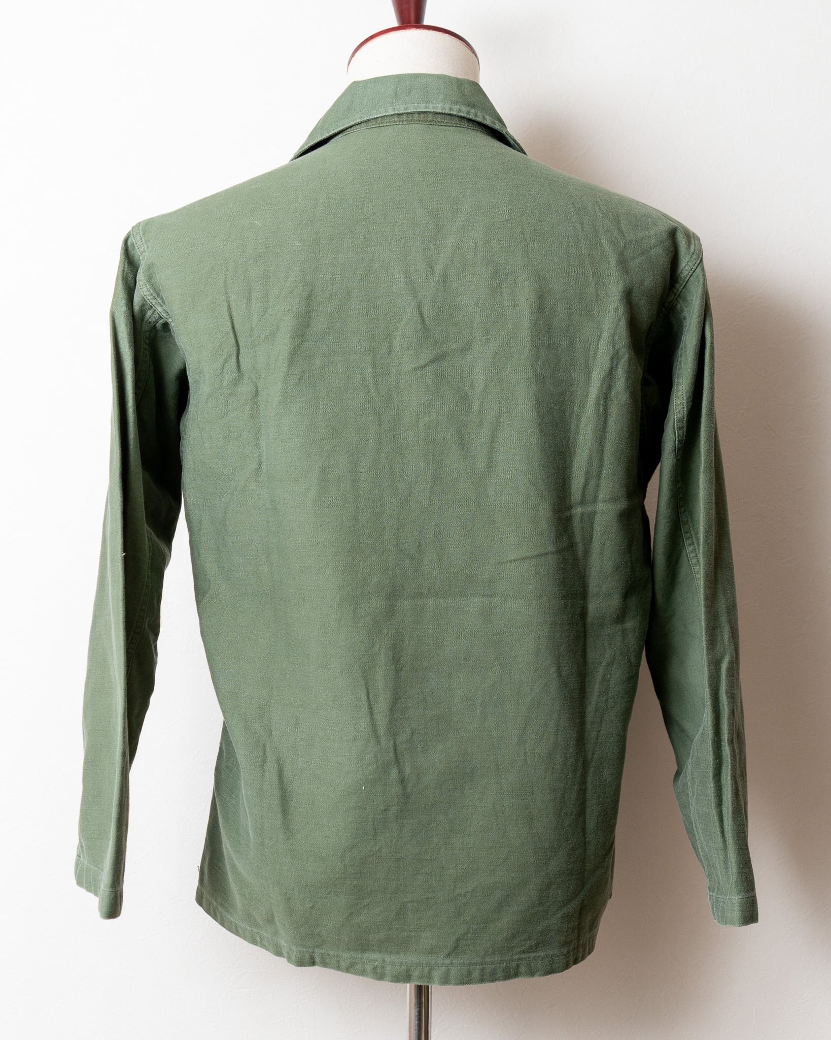 SMALL】U.S.Army 60's OG-107 Utility Shirt Cotton100％ 
