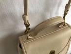 AMERICA 1990’s OLD COACH “Off White Leather” Shoulder bag