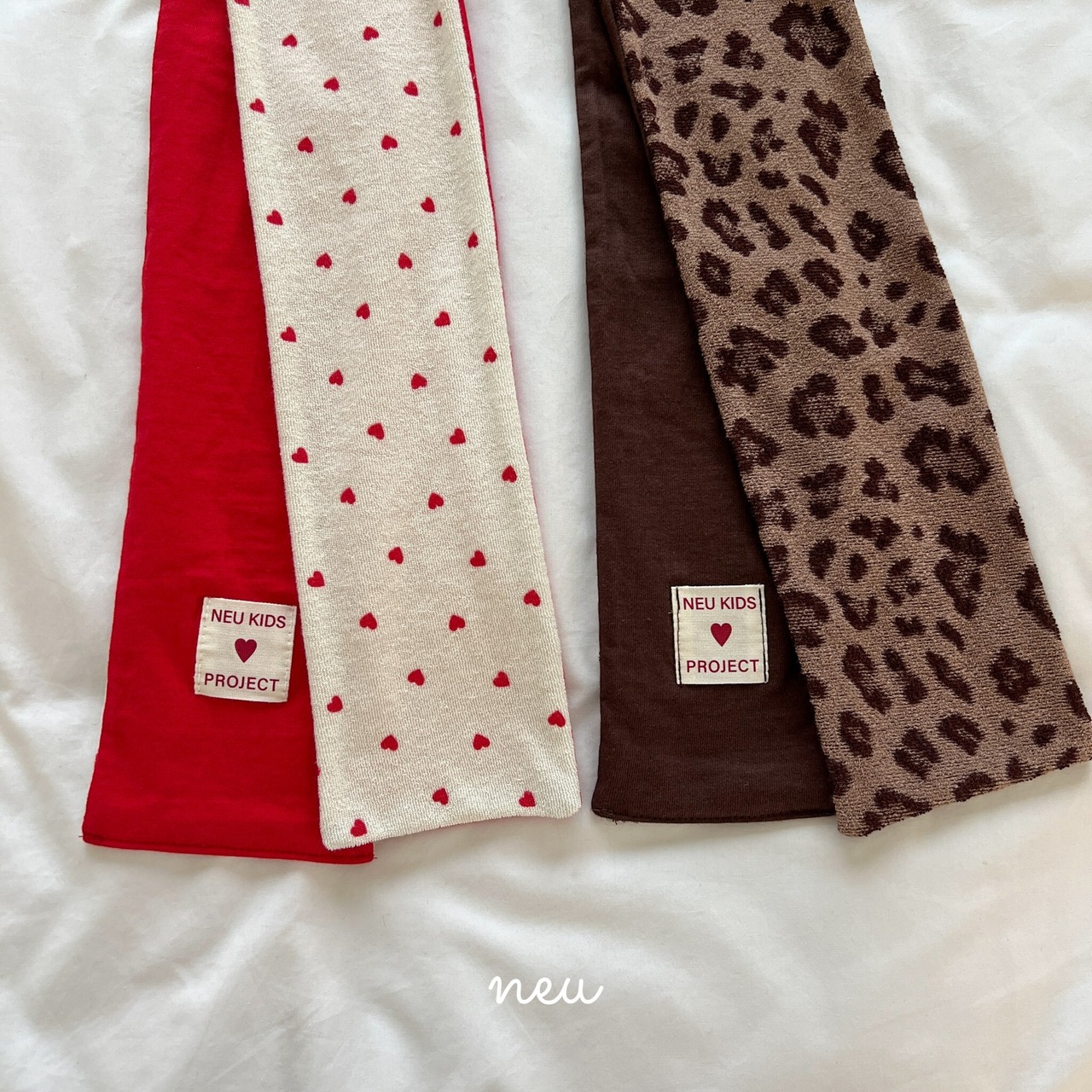 韓国子供服 / 26Autumn / 〖取寄〗neu / リバーシブルテリーマフラー / ユニセックス / キッズ服 *FREE *