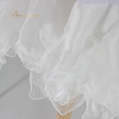 社交ダンス 衣装 スタンダード スカート パニエ ペチコート レッスンウェア レディース 無地 白 ホワイト系 Leirena レイリーナ フリル 80cm ウエスト27cm 伸縮性 ポリエステル ポリウレタン フリルデザイン ダンス用 スカート レディースファッション 軽量 おしゃれ お気に入りスタイル 体型カバー 高伸縮性 快適な着心地 トレーニングウエア 競技用 販売中 人気商品 シンプルデザイン 白系ファッション