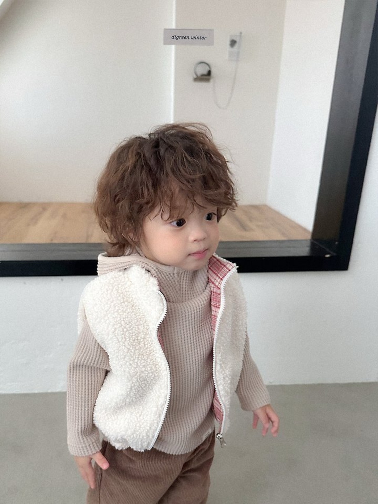 〖取寄〗韓国子供服 / 26winter / Digreen / リバーシブルベスト / キッズ / 冬服 *S~2XL*