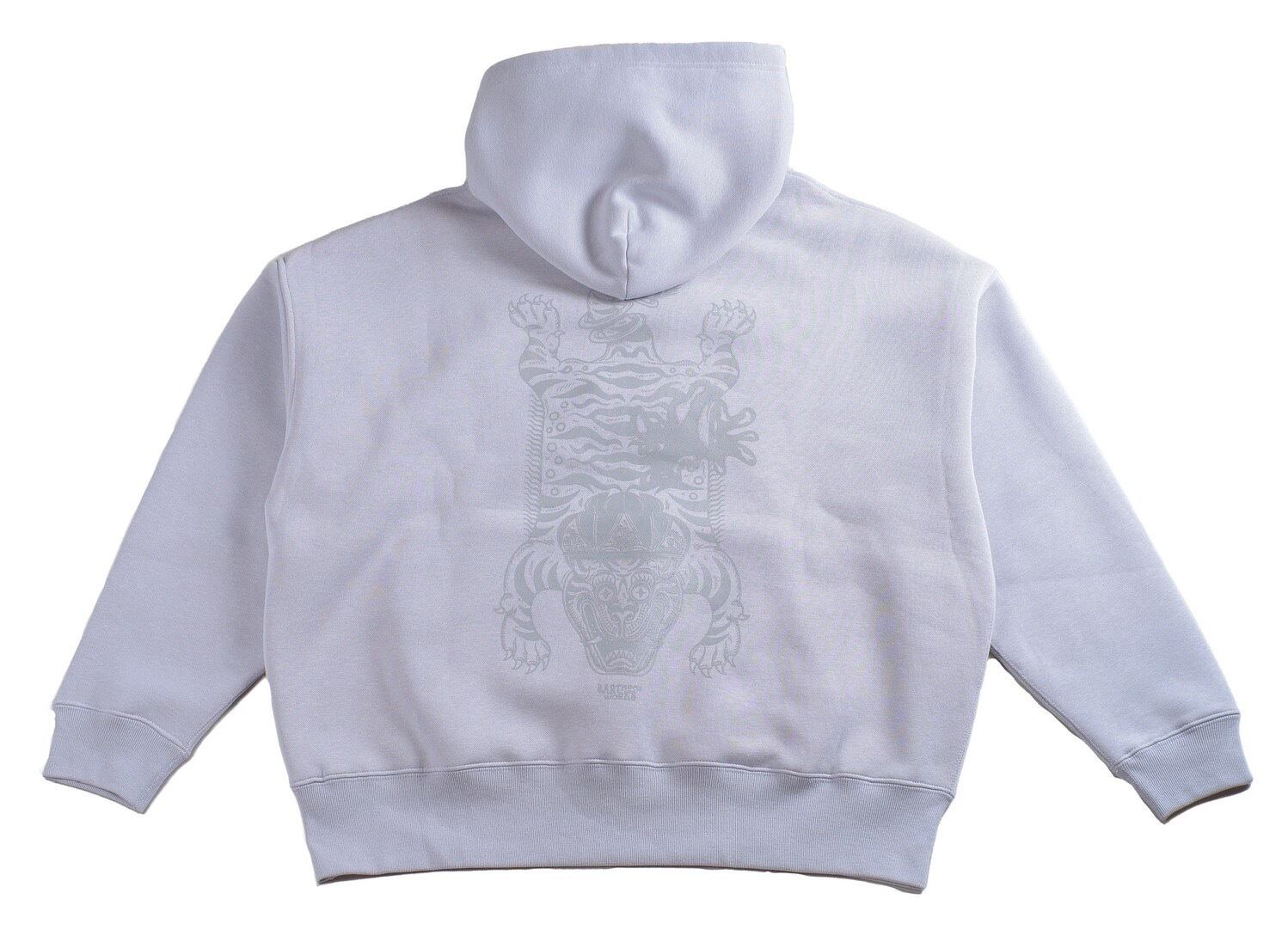 虎　ART PRINT PULLOVER PARKAR[FROST PURPLE]