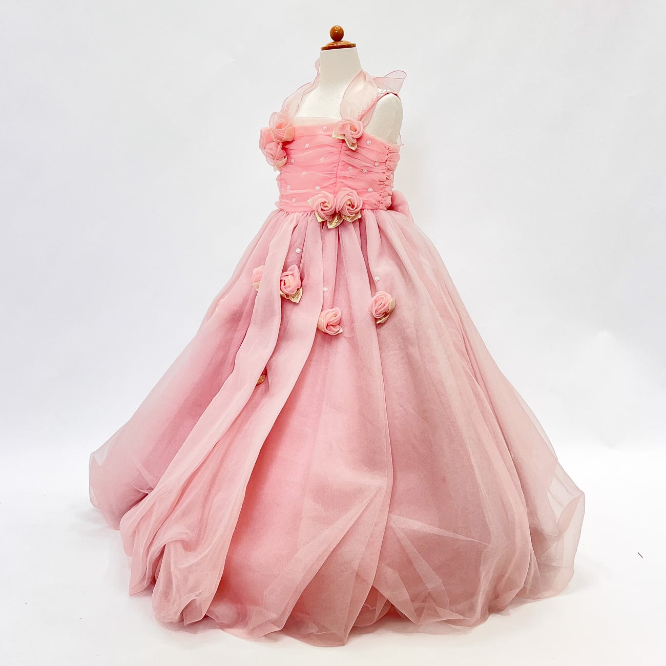 120 ドレス　ピンク　写真 スタジオ　写真館 5 アイクリア　子供　キッズ 中古 キッズドレス 子供ドレス ピンク 7才サイズ I'm 撮影衣装 結婚式