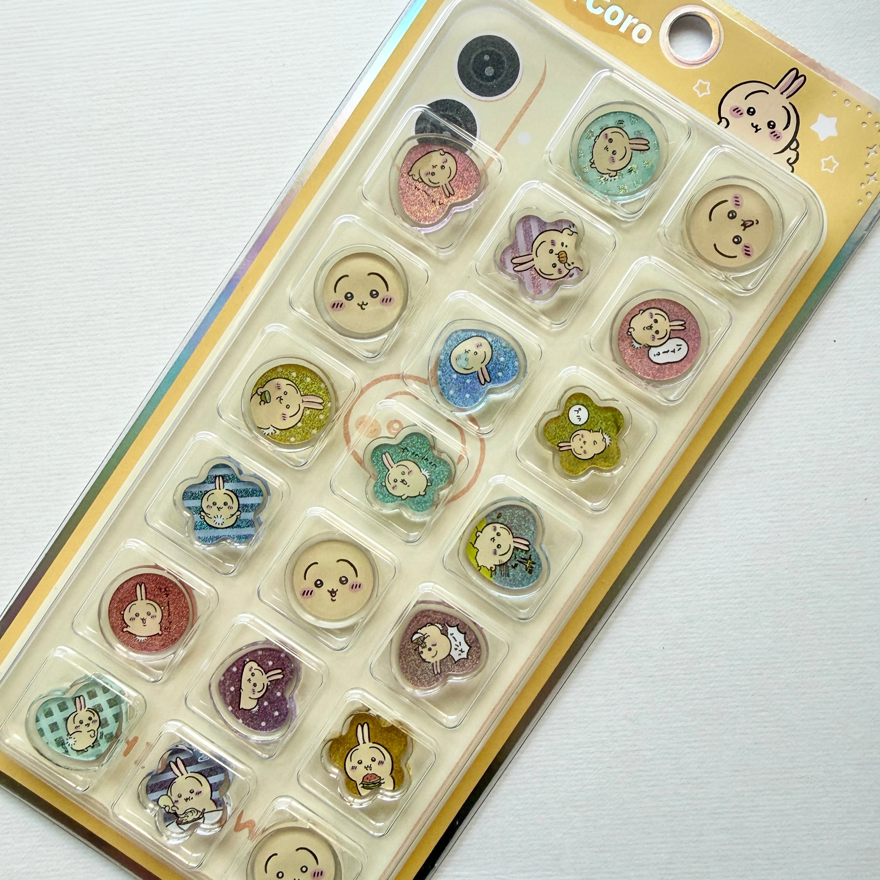 akiです✩.*˚ ちいかわ KIRACOROおはじきシール | Jewelie