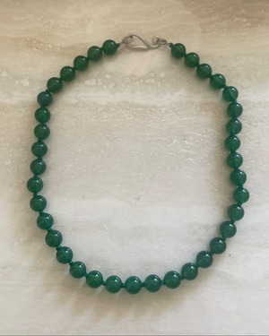 Green onyx choker 8mm