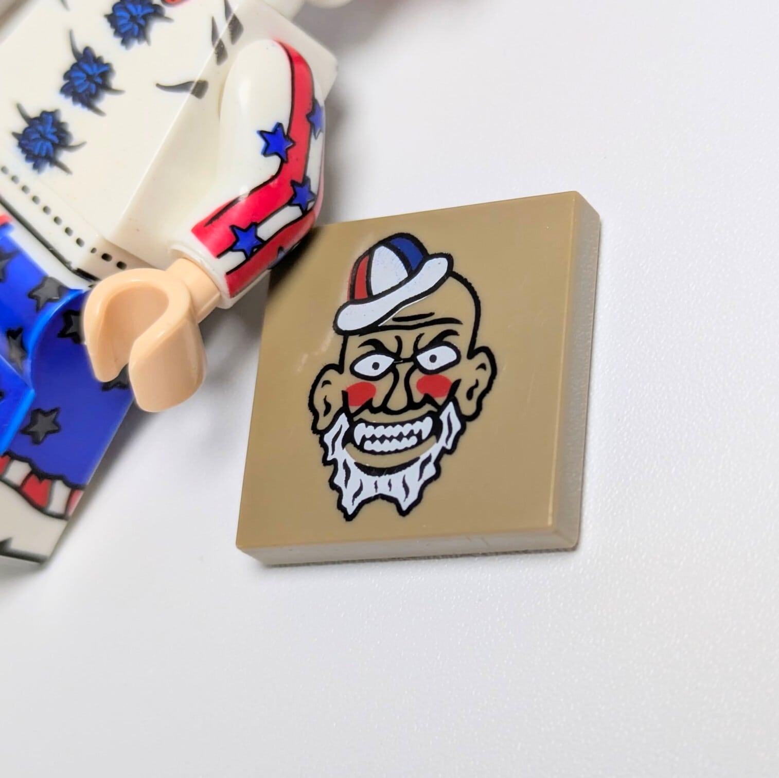 ♧☆ブロックフィギュアキーホルダー☆【 House of 1000 Corpses / マーダー・ライド・ショー 】 キャプテン・スポールディング / ロブ・ゾンビ 〚アメリカン雑貨 アメトイ〛