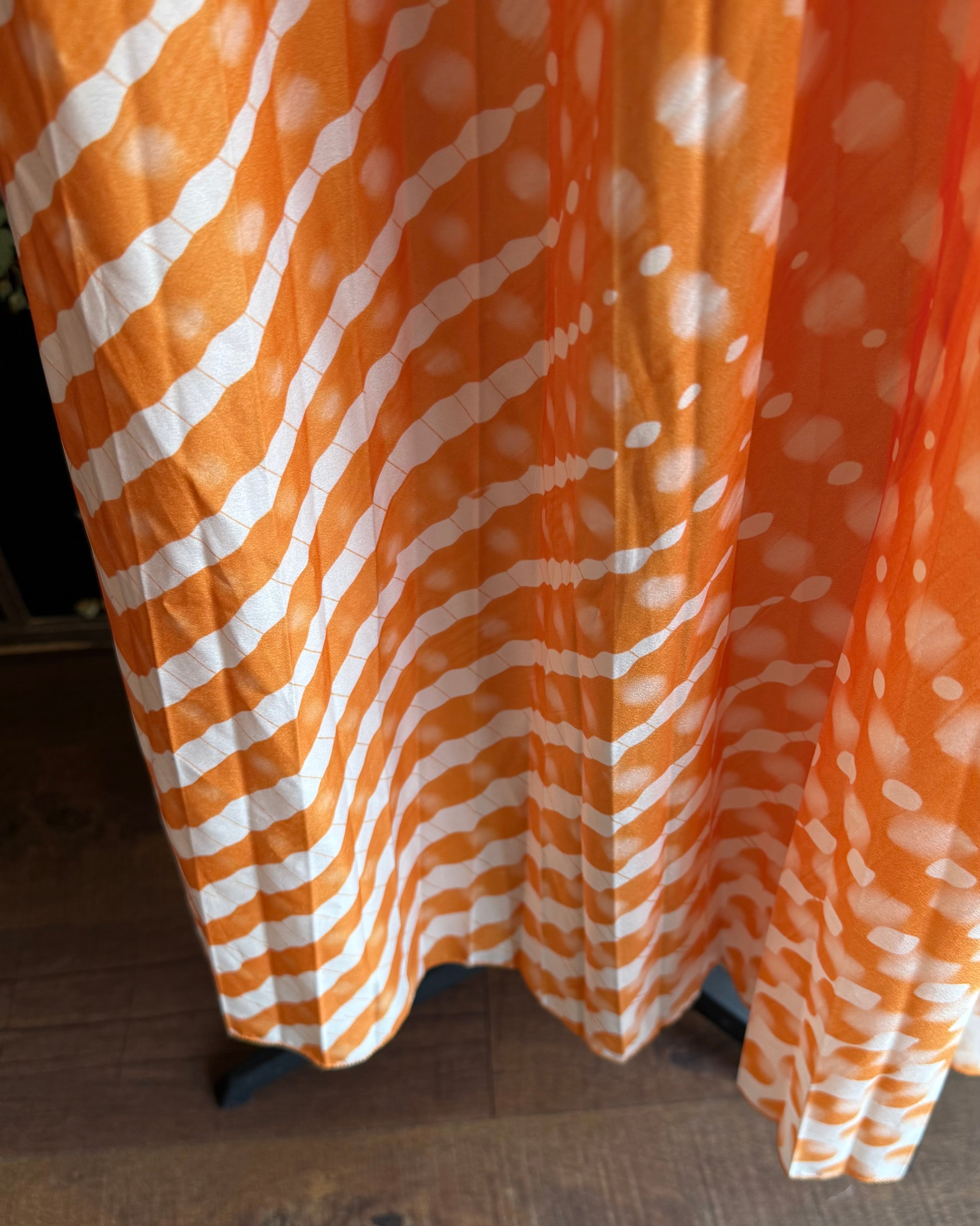 D1973 【Romantic Summer Casual 】ショルダーリボン グラデーション