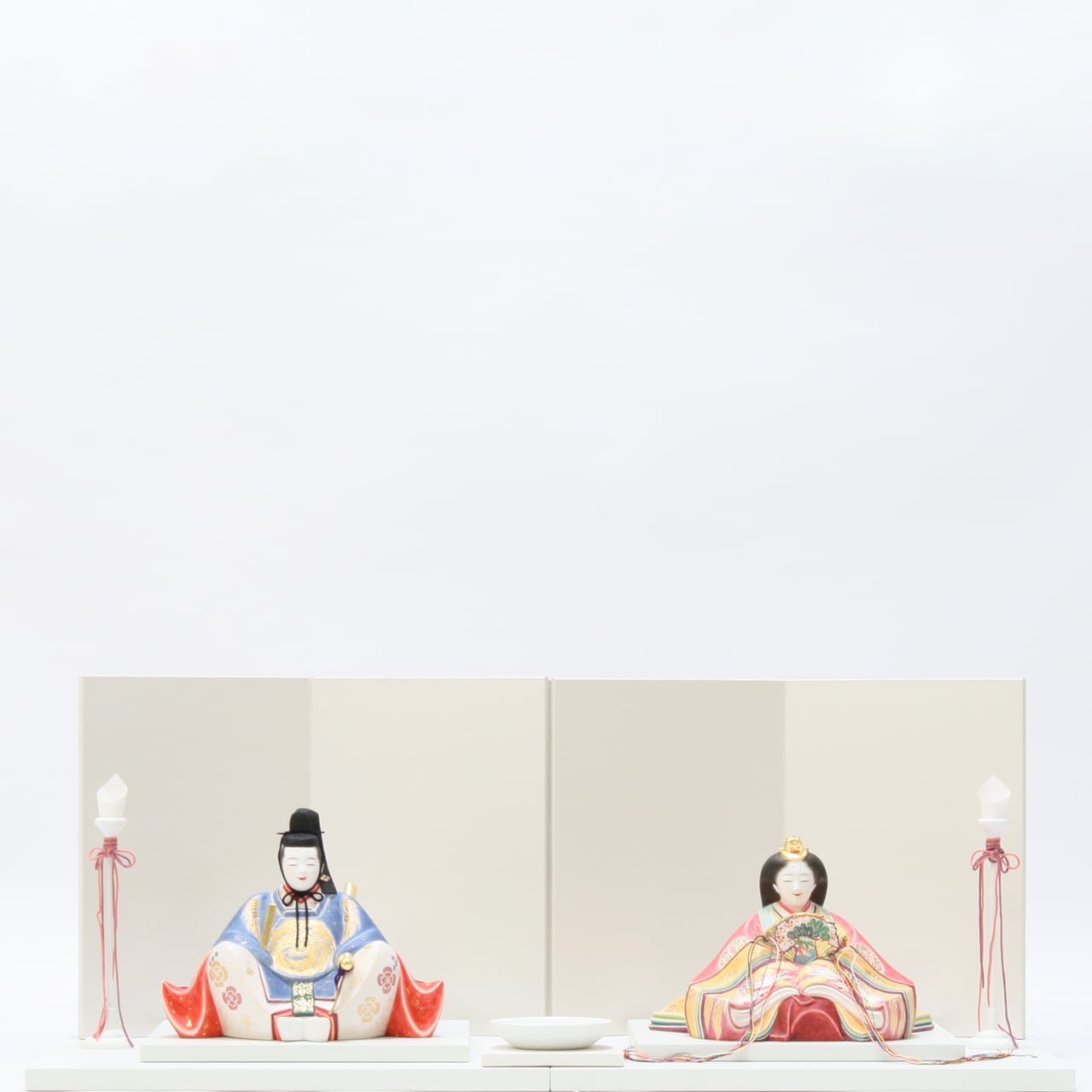 雛人形|ひな人形|初節句|コンパクト|おしゃれ|モダン|インテリア|プレミアム|こだわり|おすすめ|《商品名》博多人形 秀麗雛 伝統工芸士 多田明正作〔商品コード〕32200-0109